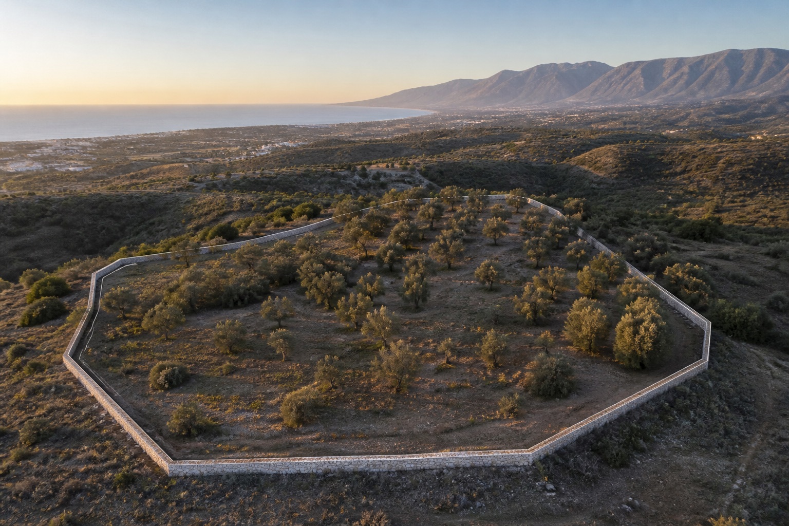 Elevated development plot near Marbella